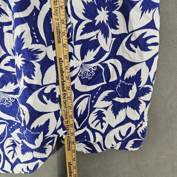 Madewell Lightestspun Tie-Back Cover-Up Romper in Tropicale Floral Graphic Tropi - Picture 5 of 10